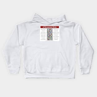 at the oxymoron libray Kids Hoodie